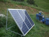 Instalación solra fotovoltaica aislada